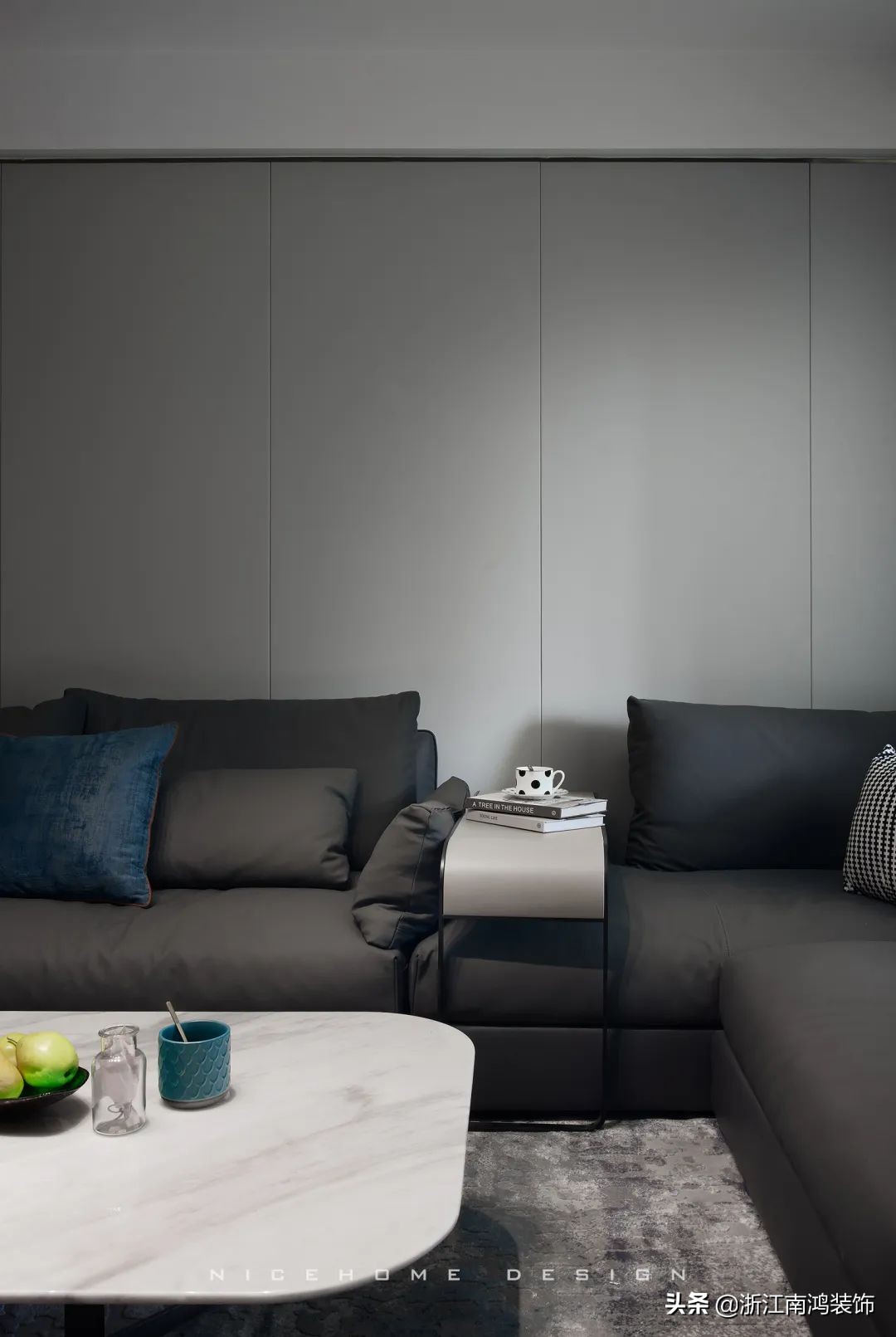 高级灰格调诠释空间质感美学,原木侘寂风理性而优雅的空间艺术