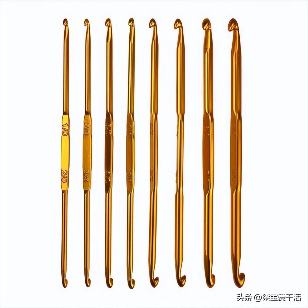 钩针新手应该买哪种型号,零基础钩针入门应该先学钩什么
