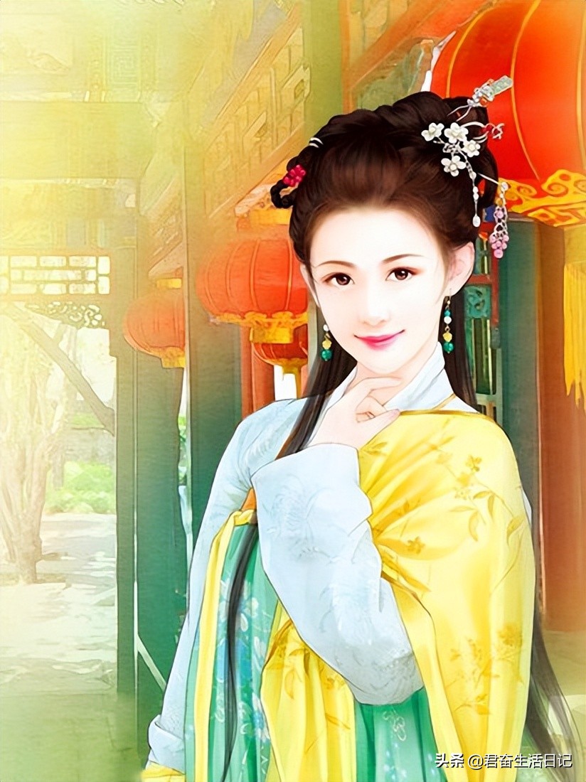 中国最美古风女人图片,最美中国风女人画