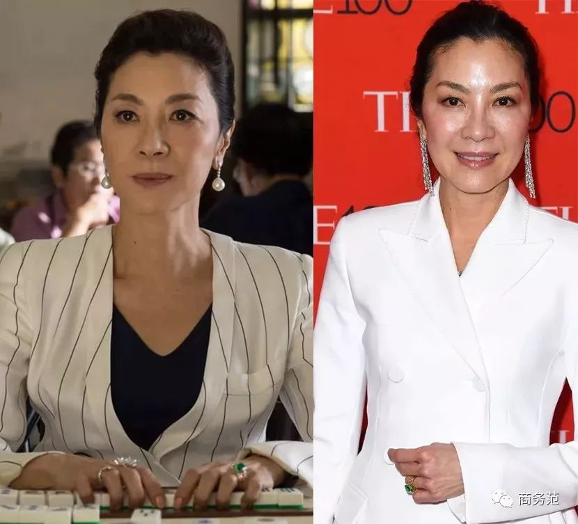 杨紫琼高定礼服闪耀戛纳红毯,杨紫琼携手老公亮相奥斯卡红毯