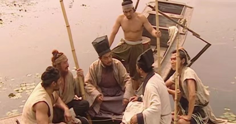 鲁智深和宋江吃鸡,鲁智深宋江吃酒吃肉视频