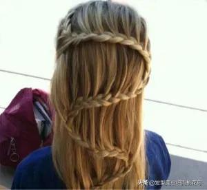 唯美编发盘发,唯美长发新娘编发