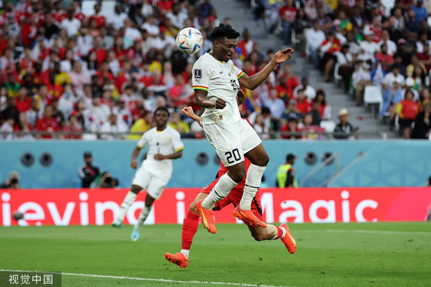 库杜斯首秀,加纳对韩国曹圭成精彩进球场景