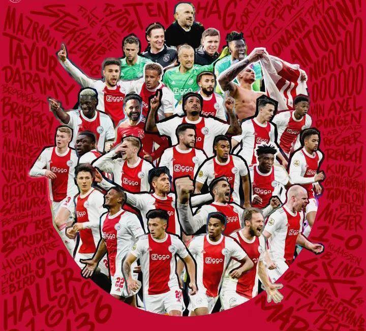 荷甲冠军阿贾克斯欧冠赛场,阿贾克斯获得荷甲冠军