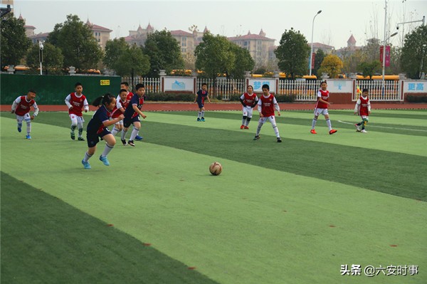 六安市城北小学五7班足球比赛,六安解放路第二小学足球比赛