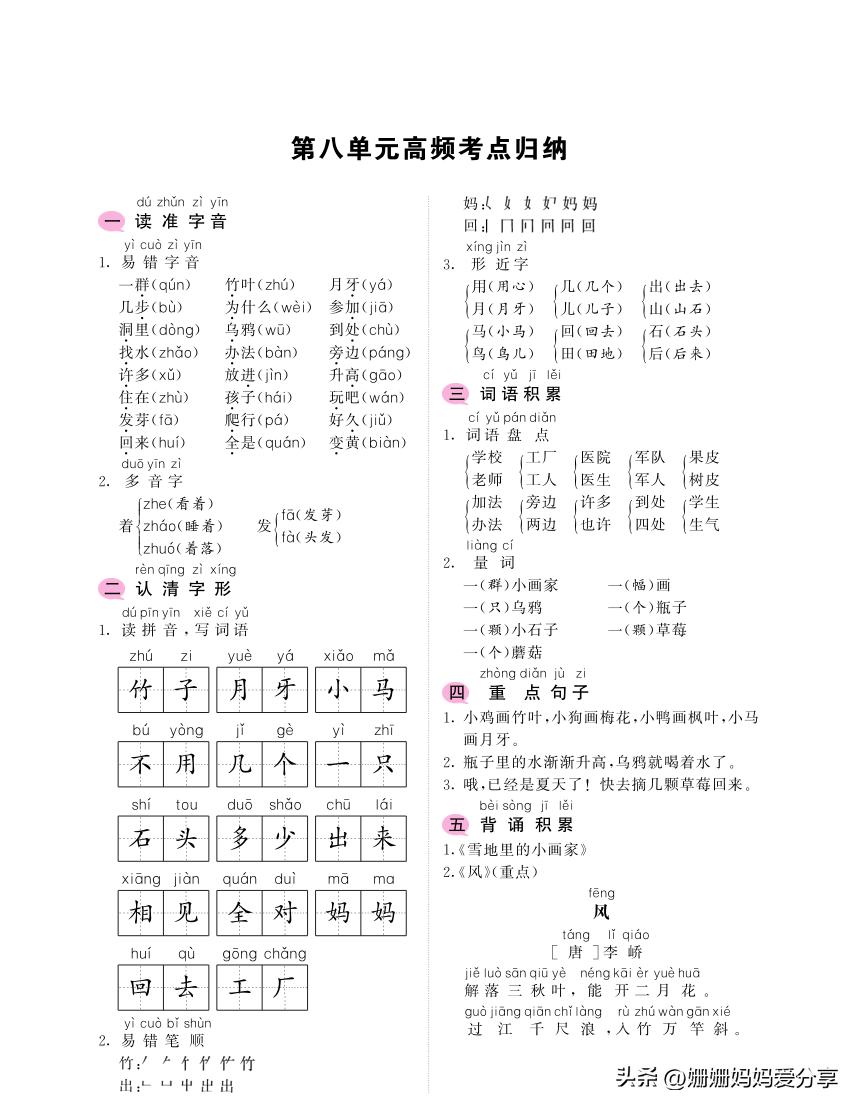 一年级重点知识点教学版,一年级拼音angengingong教学视频