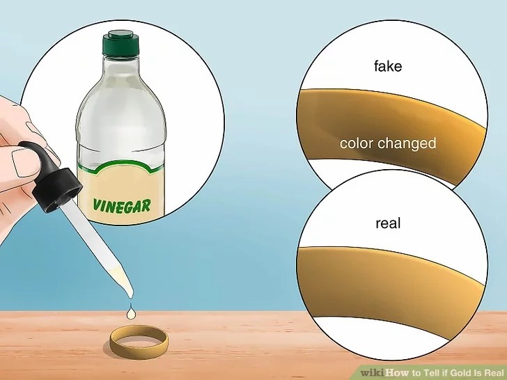 怎样在家辨别黄金的真假方法图片 (在家怎么辨别黄金的真假简单方法)