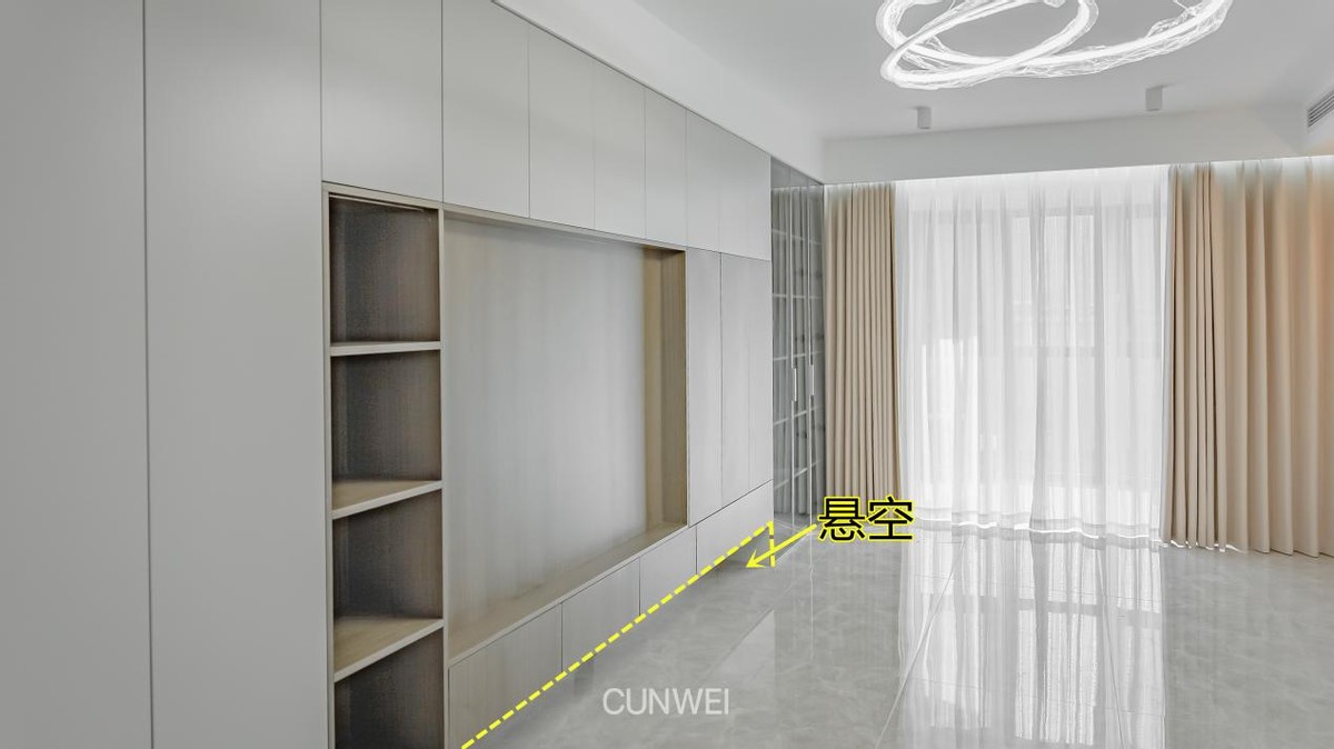 小户型收纳电视柜设计,电视柜这样设计美观又实用