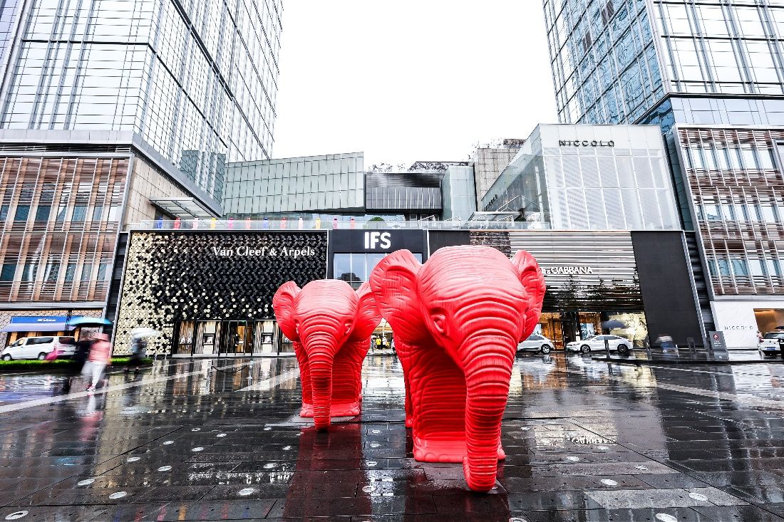 成都IFS“TheMigration动物来徙”公共艺术展盛大开启