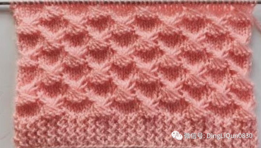 500个毛衣花样完整大平针版,毛衣华夫针花型图案大全