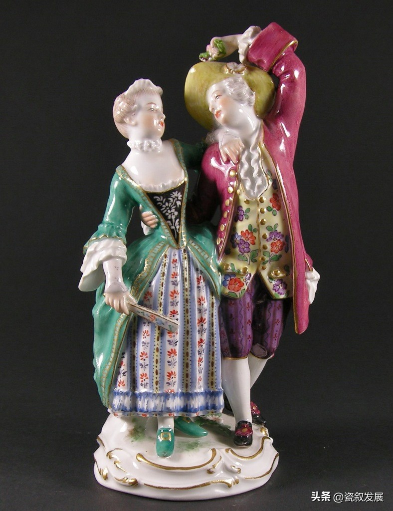 梅森瓷器人像,梅森瓷器雕塑