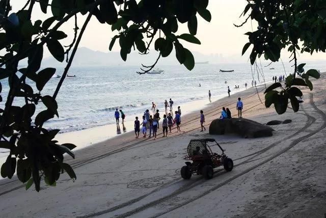 厦门环岛木栈道有海滩吗,厦门环岛路木栈道