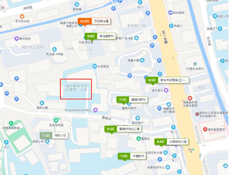 福州马尾区师大附二小学区房,福州金山小学最新学区房价格
