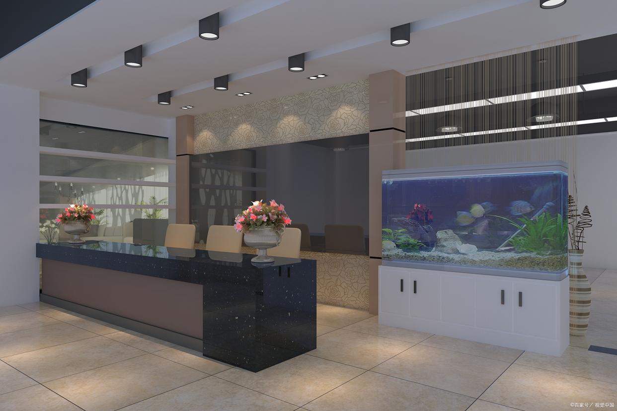 办公室鱼缸放正西可以吗,鱼缸摆放办公室门左手边