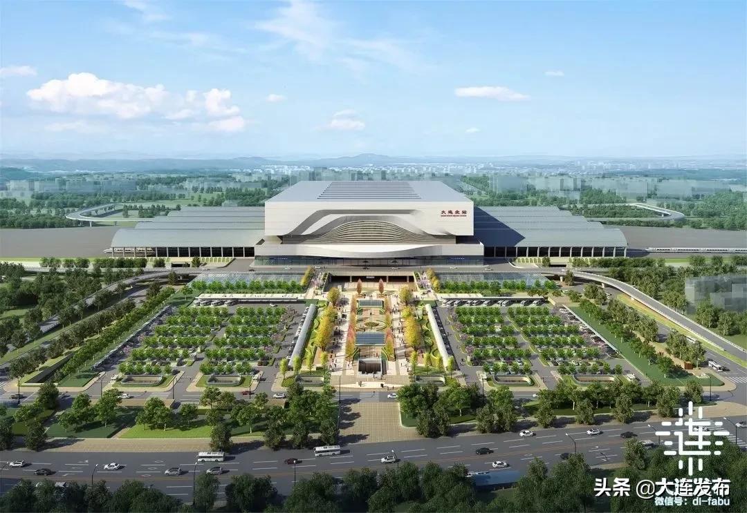 大连北站最近图片,大连北站以前是什么面貌