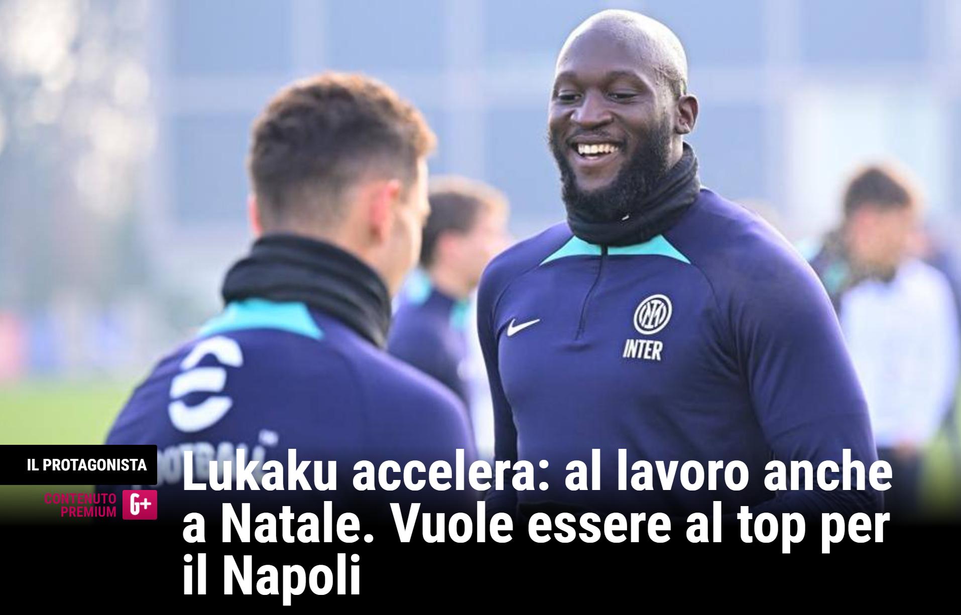 国米新一代神锋卢卡库,国米重新训练卢卡库