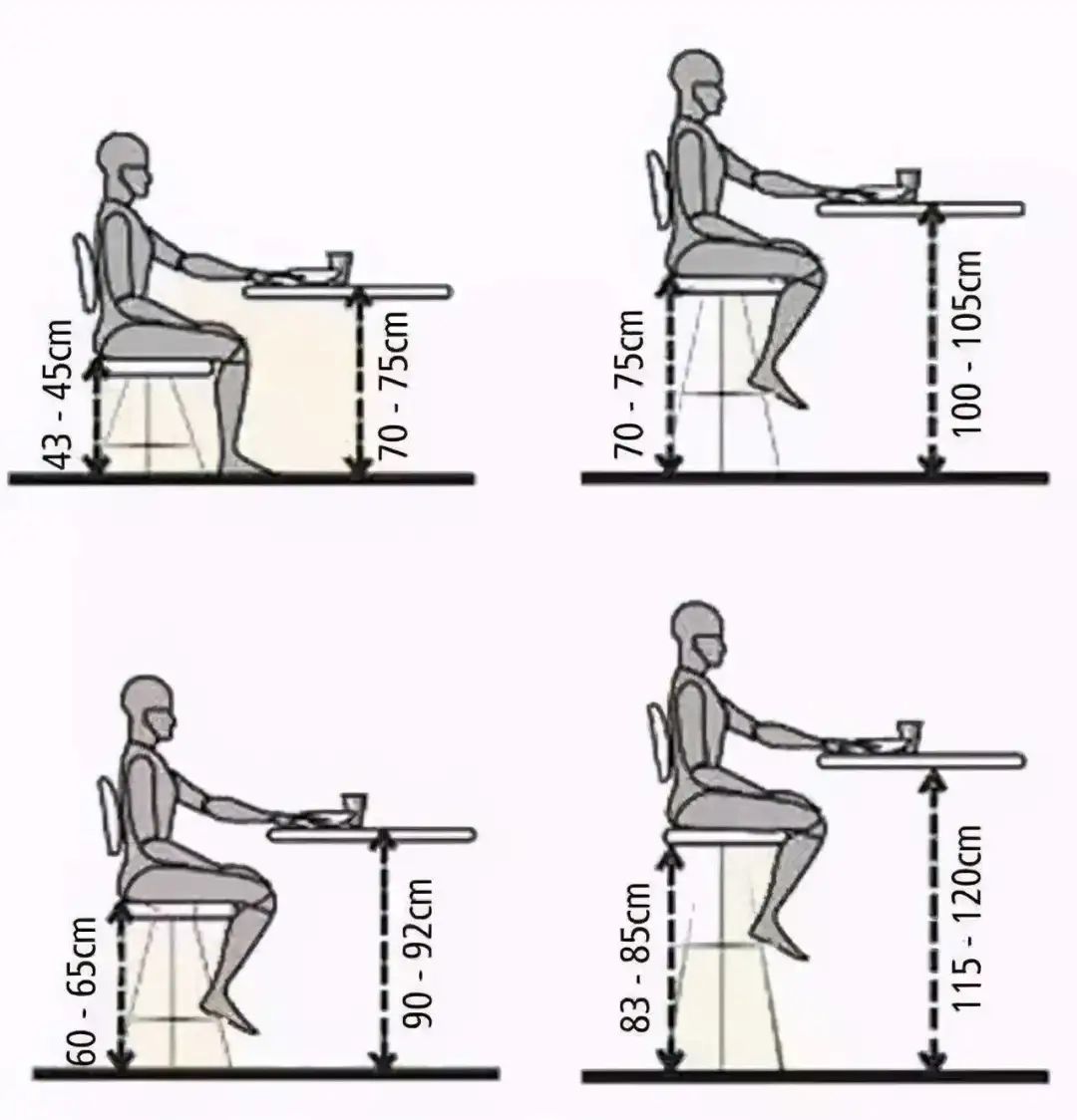 有吧台,有吧台有餐桌的设计