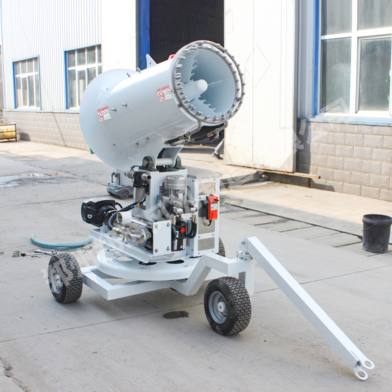 全自动降尘喷雾机原理,喷雾降温降尘的原理