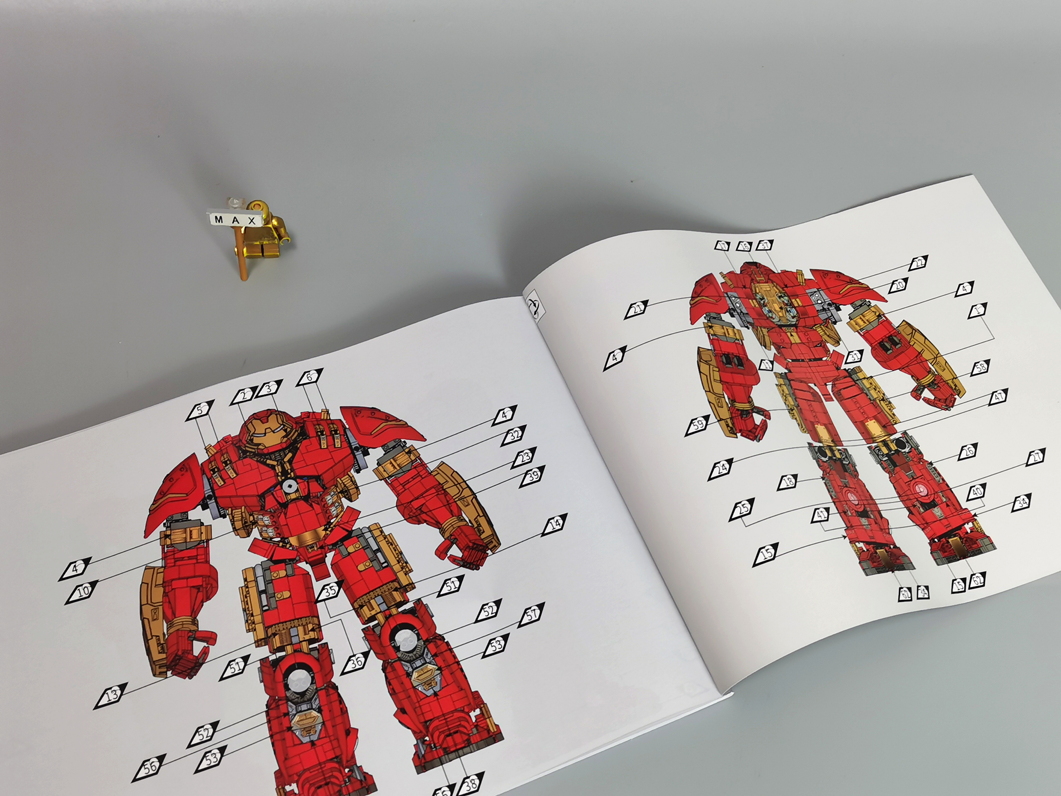 k盒子mk44反浩克装甲,k盒新品反浩克装甲拼搭