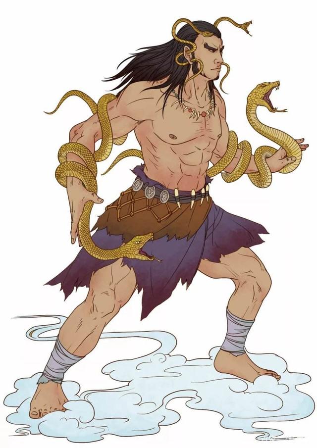 远古传说中的夸父,上古神话的英雄夸父