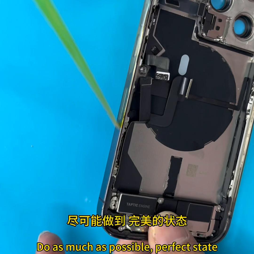 iphone14pro更换原装后玻璃官方,iphone14pro后玻璃更换过程