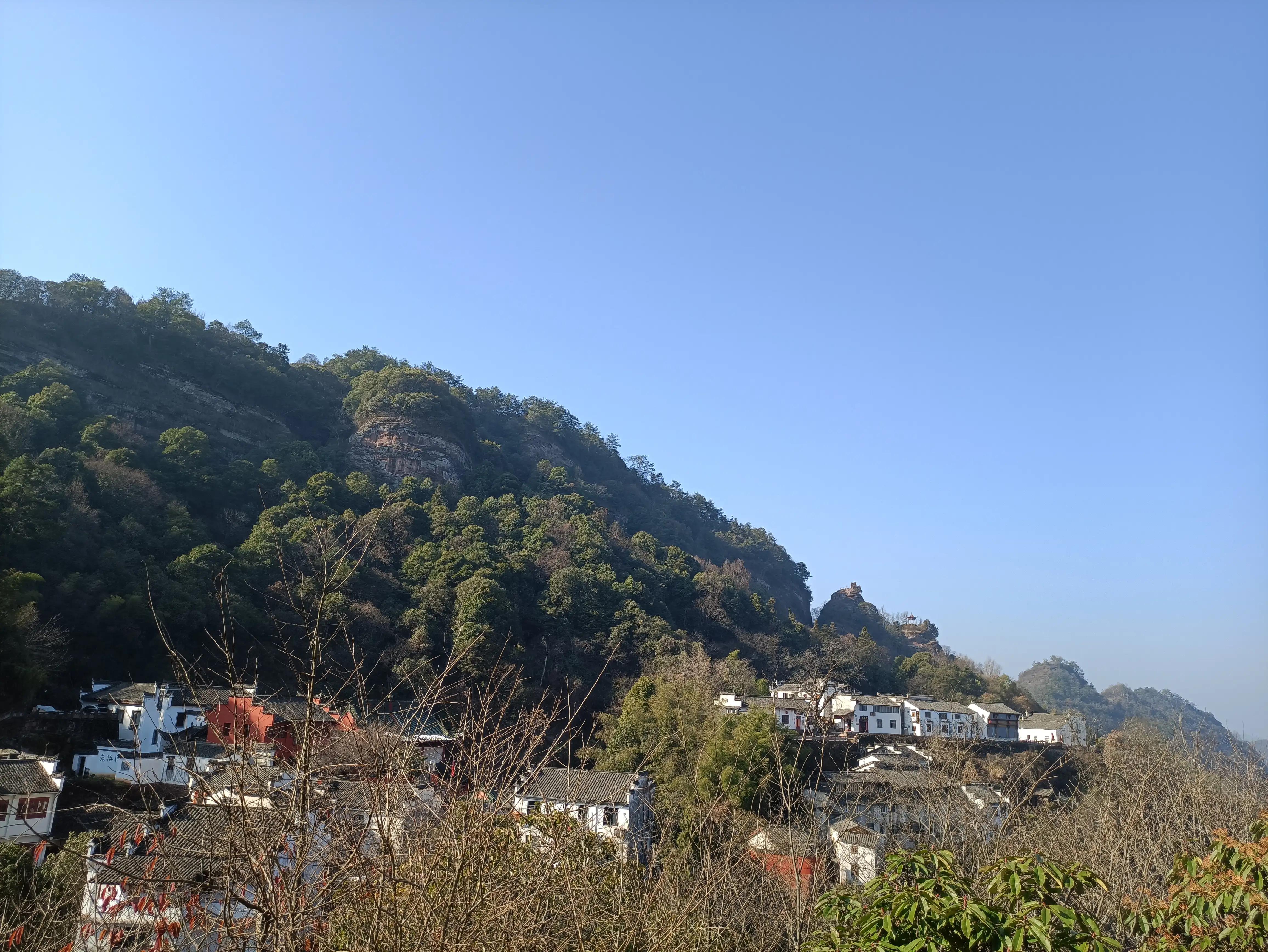 齐云山步行上山路线,齐云山徒步最佳路线图要门票