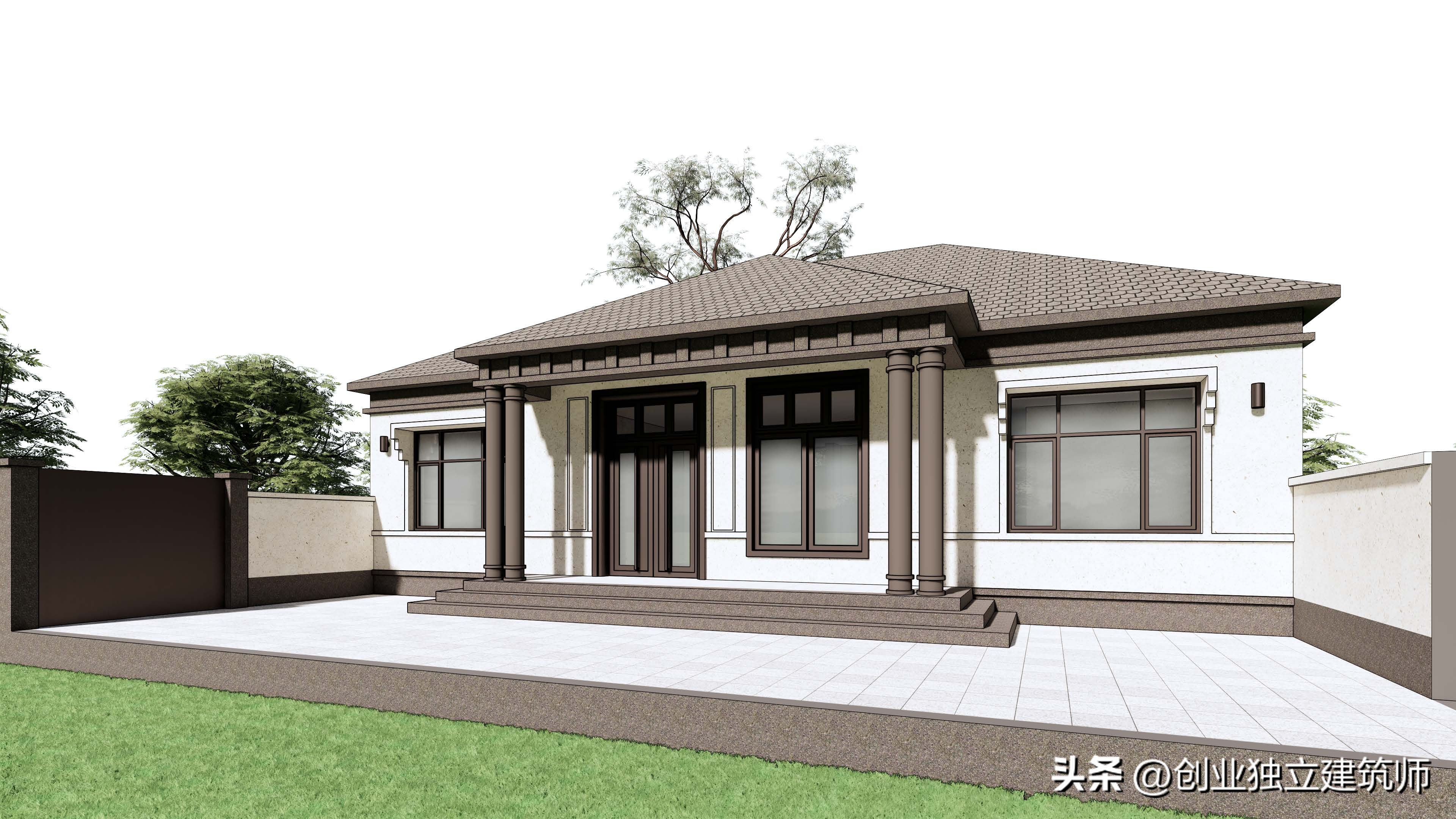 造墅工厂设计农村自建房,自建工作室设计