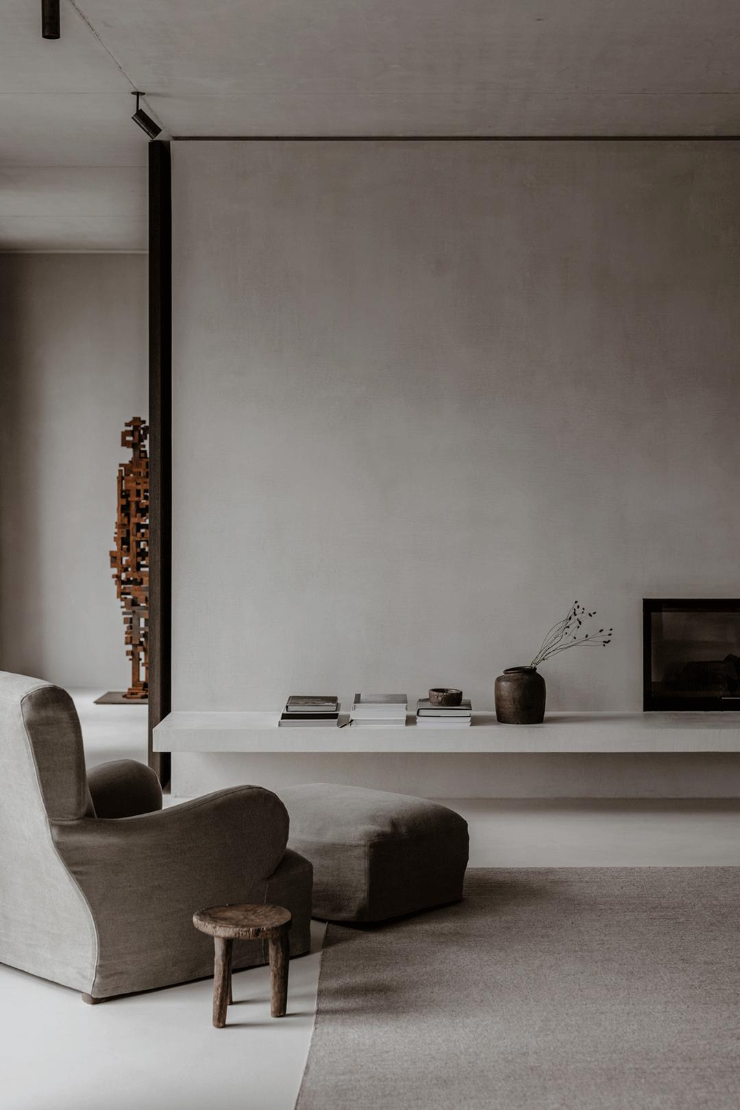 现代极简混凝土风格别墅,混凝土极简