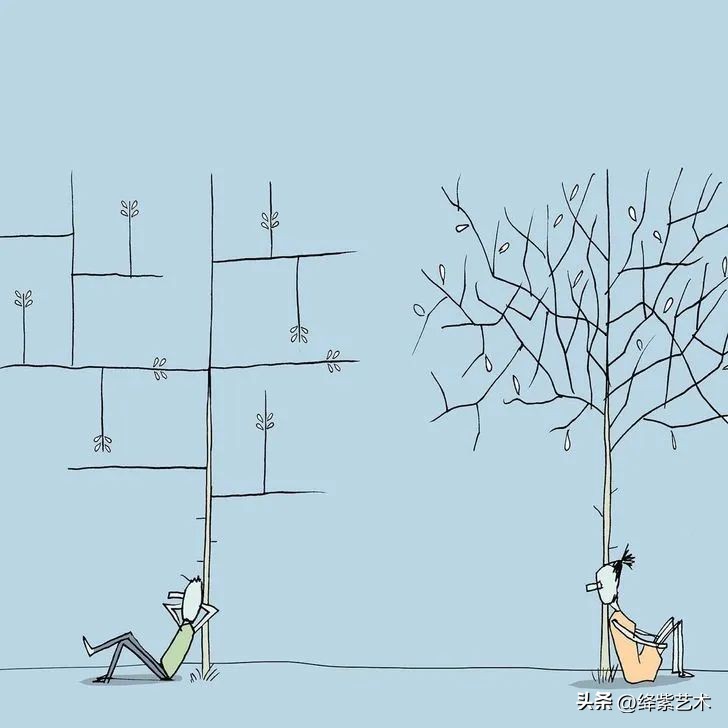 15幅极简插画，画出一个有趣的世界，既抽象又真实