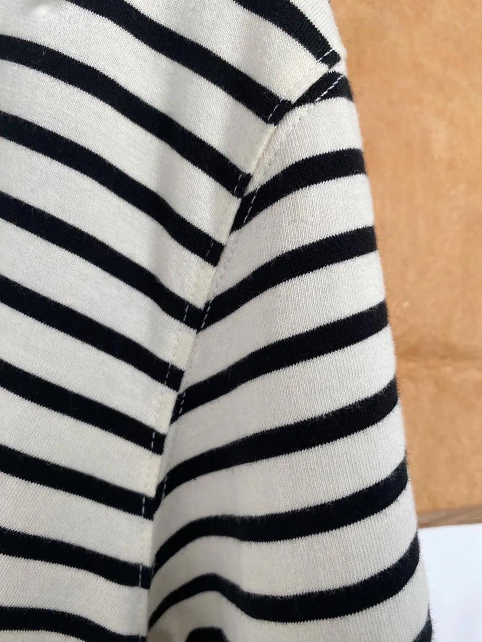 韩系短袖女显瘦,韩国经典百搭方领条纹针织短袖