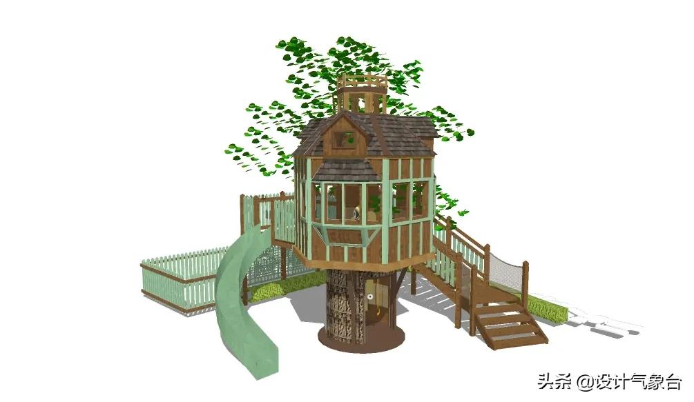 滑梯儿童房间小空间设计,室内儿童游乐场如何设计