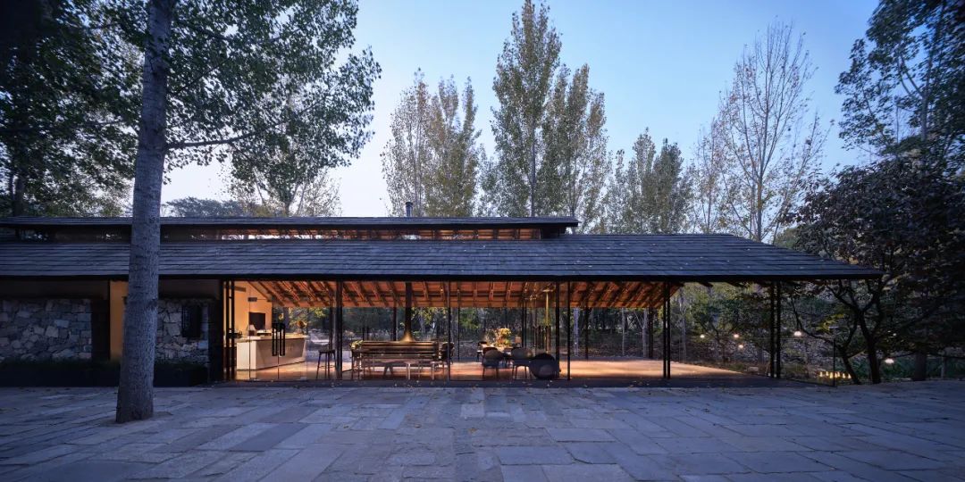 农村自建石头房,农村深山石头房