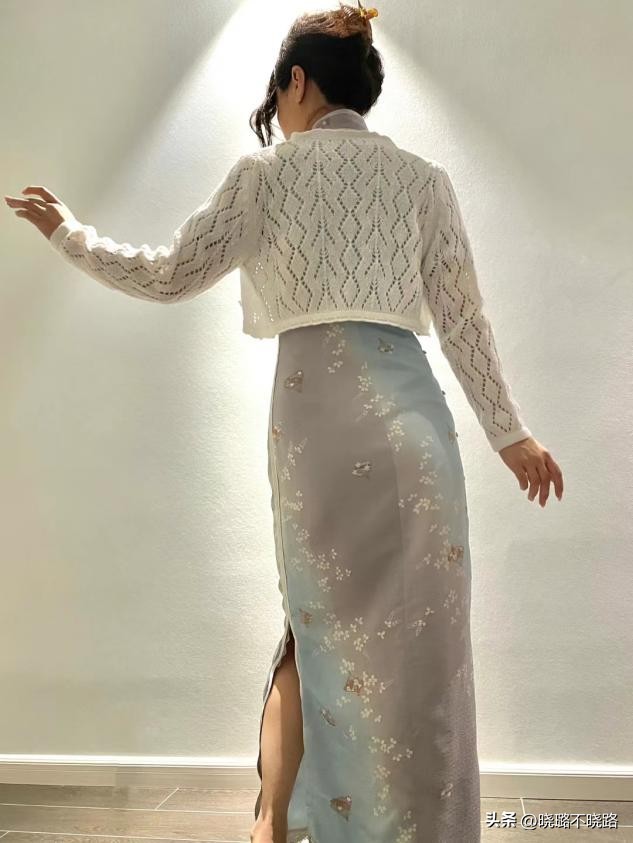 魅力女人就穿这一款旗袍裙,适合中年女性初秋大牌高贵旗袍裙