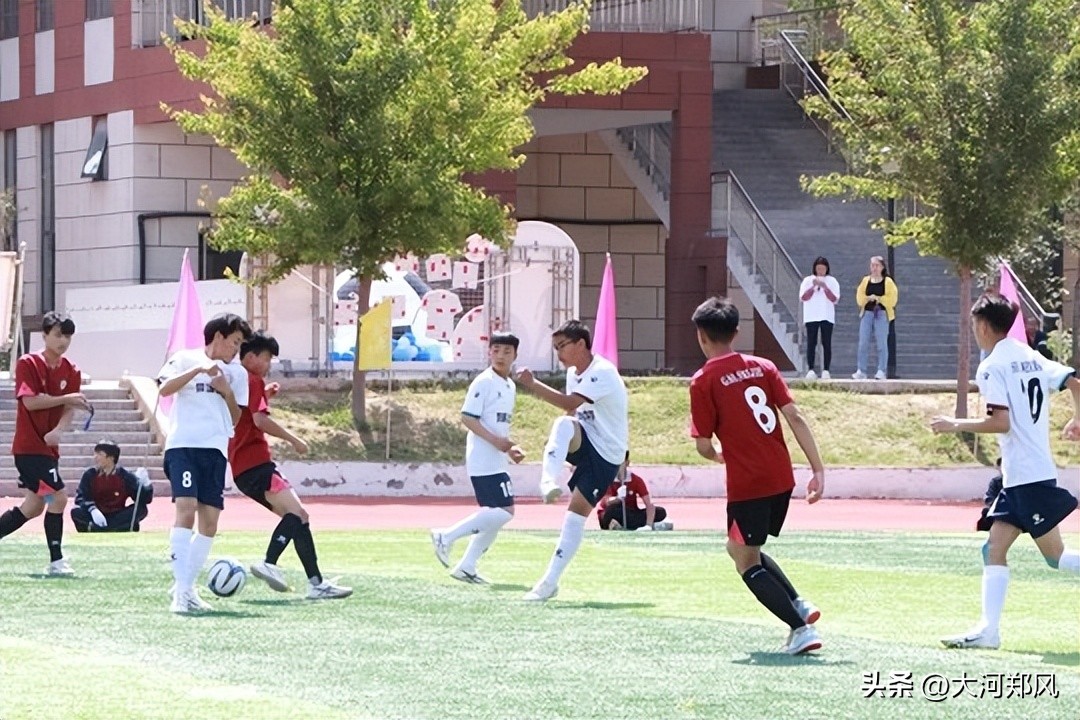 中牟县足球节开幕,小学校园足球文化节活动报道