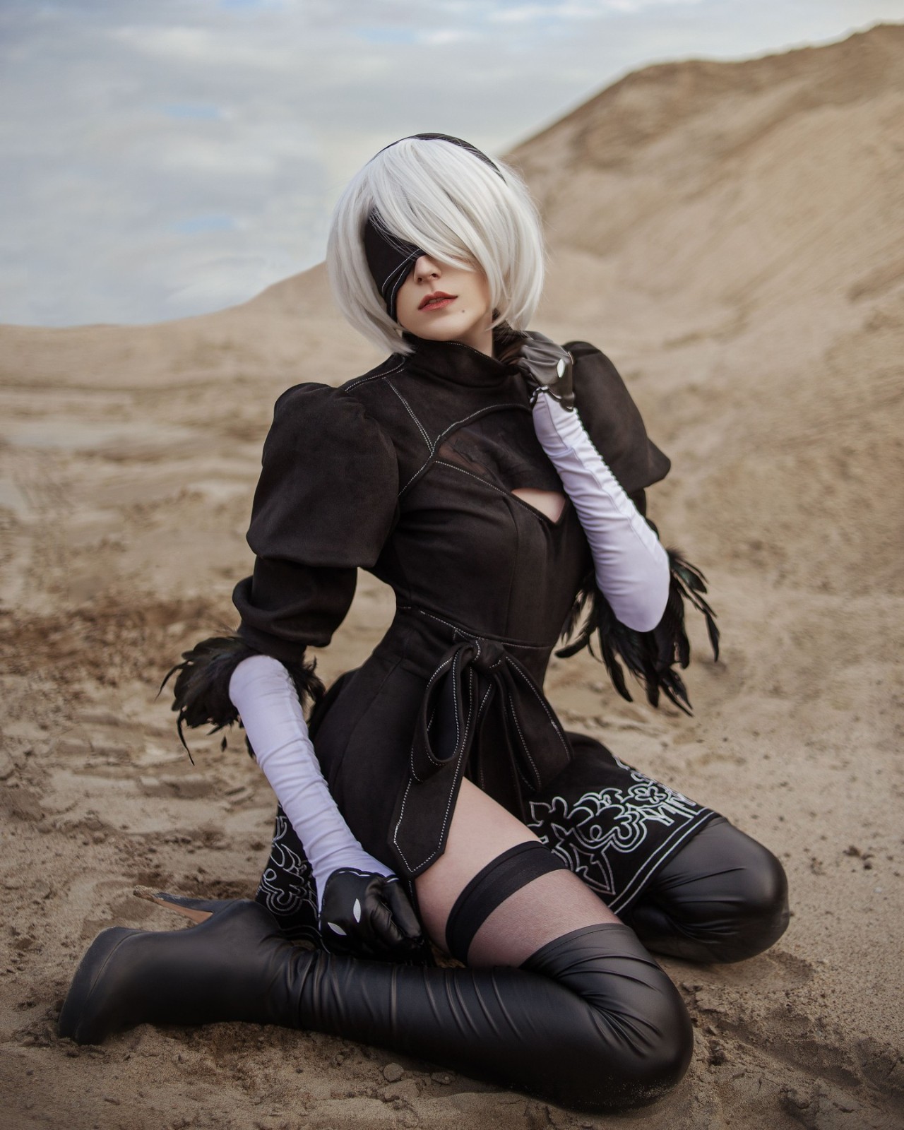 俄美女Kanda《动森》埃及猫Cos性感大秀美腿