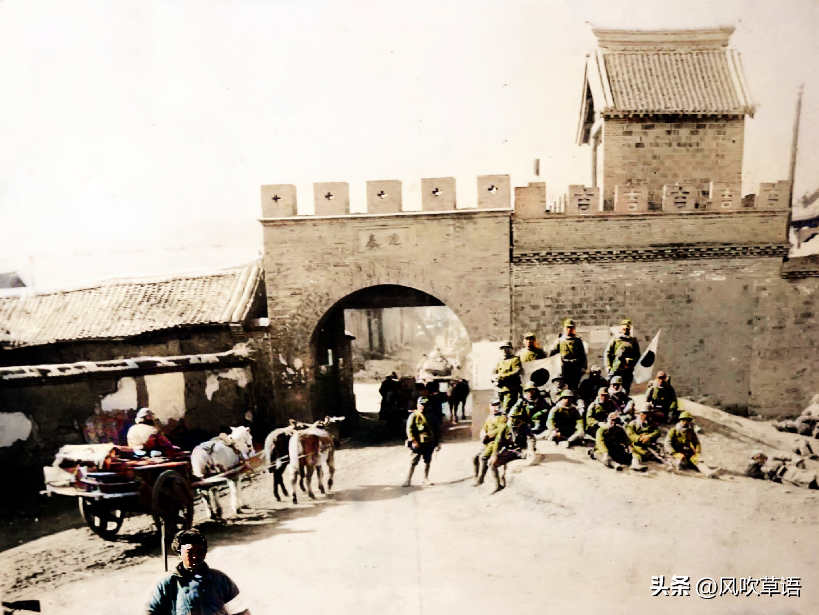 日本人拍八路军,日本人拍到中国东北的照片