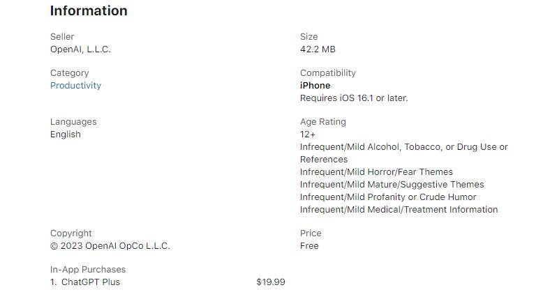 chatgptappios版上线时间,chatgptappios版用不了