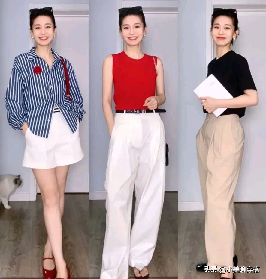 40岁的女人怎么穿搭才显高贵洋气,40岁夏季减龄气质遮肉穿搭