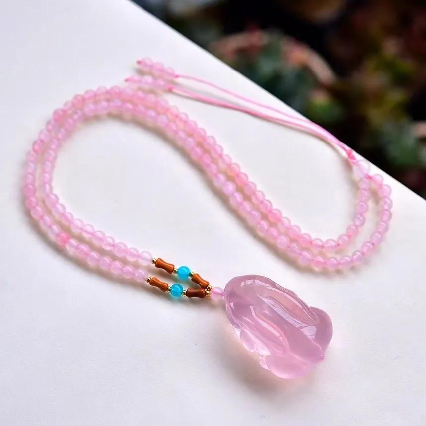 粉水晶王者,冰种粉晶和星光粉晶