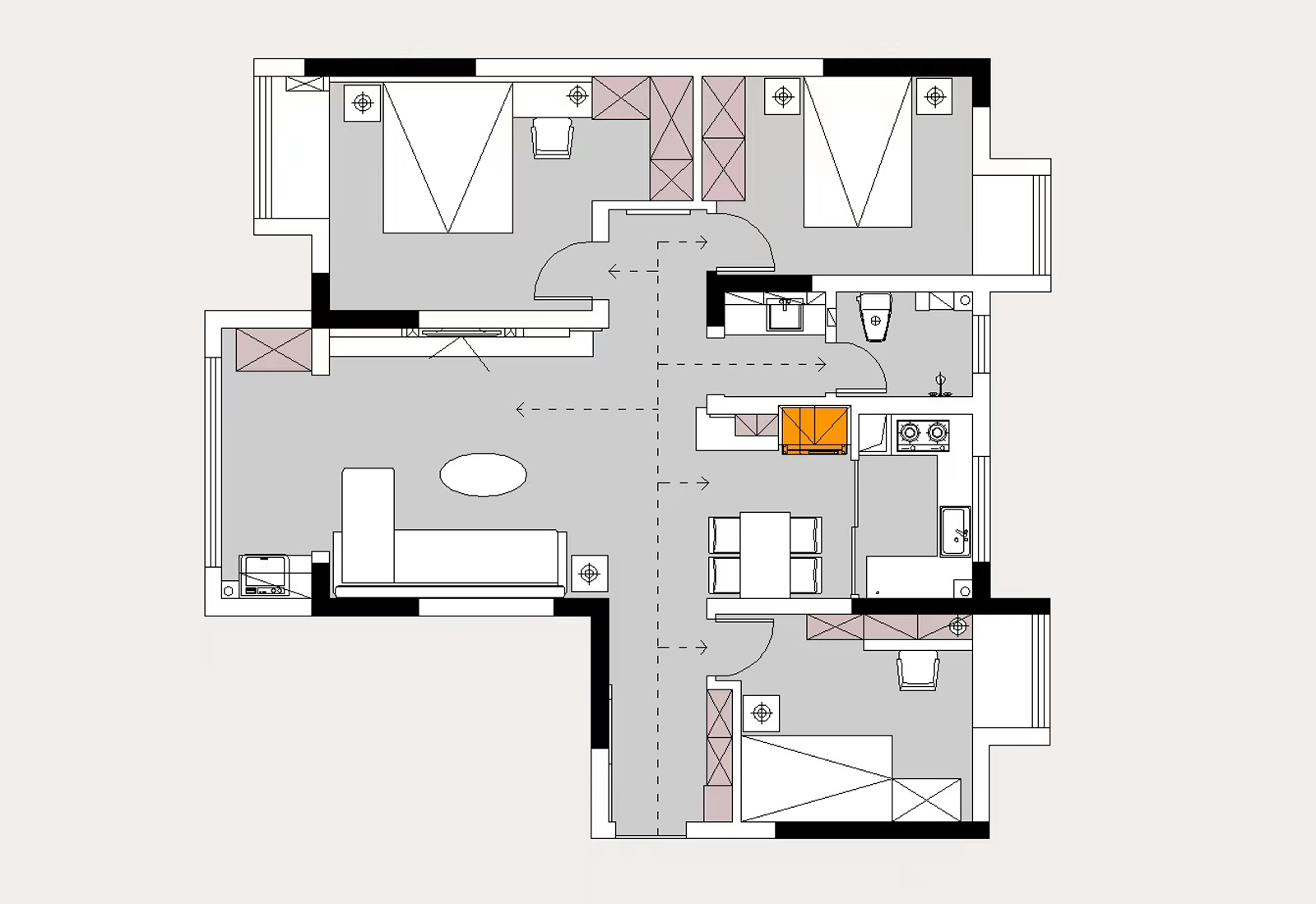 铺地板砖排版的效果图,铺地板砖从哪开始排版