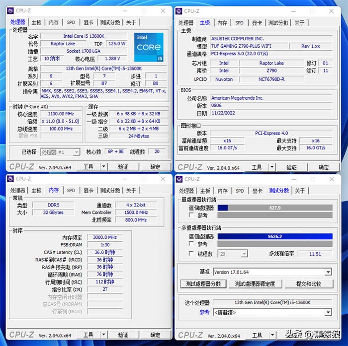 13600K/TUFGAMINGZ790/XFX7900XT，乔思伯D41装机展示