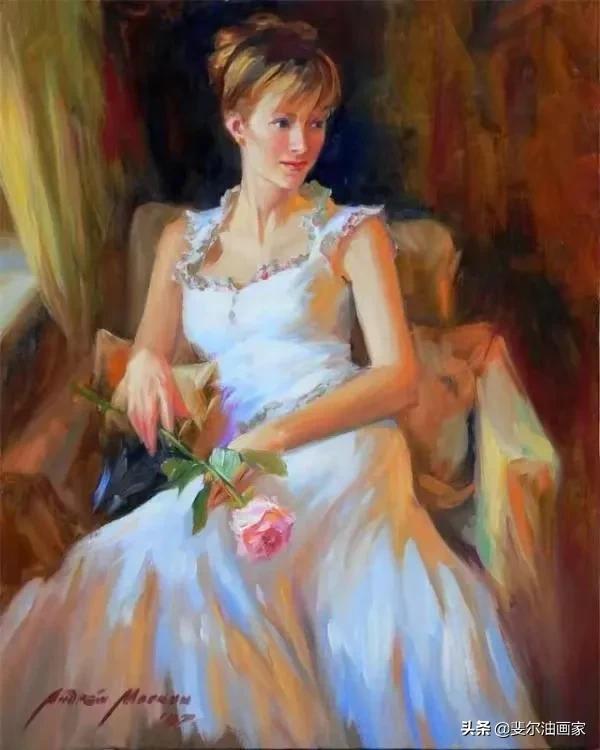 俄罗斯画家尼古拉油画风景作品,俄罗斯阿巴库莫夫油画作品欣赏