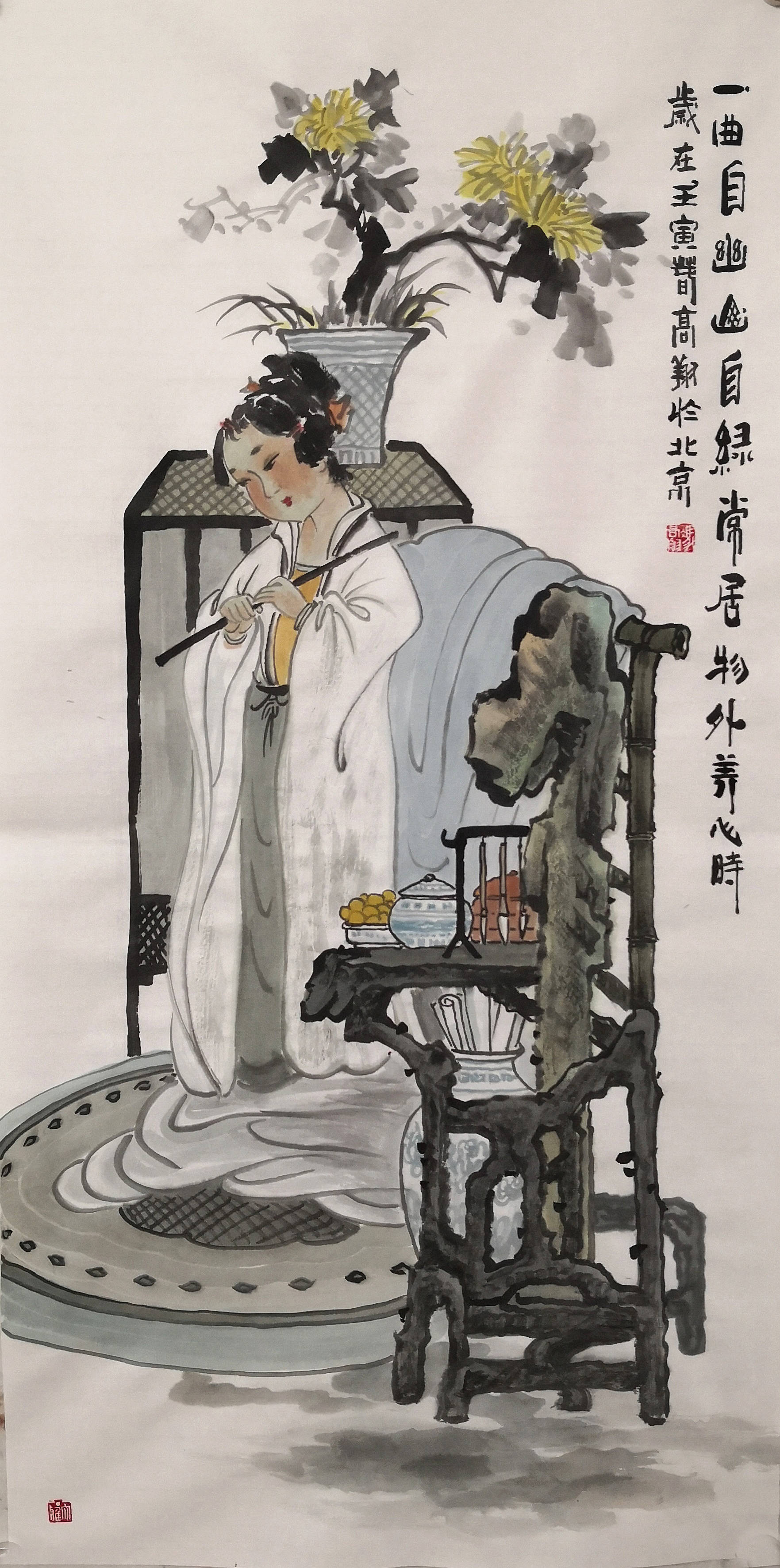 艺术家冯高翔《孔子行教图》以壹佰贰拾伍万元落槌！