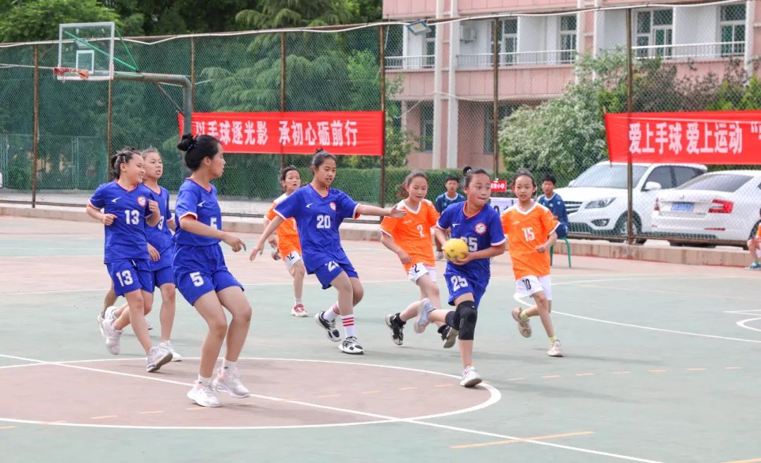 晋中市运动会手球比赛开幕式,晋中体育馆手球比赛