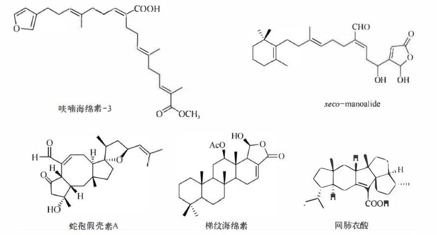 植物活性成分有效成分,药用植物中的萜类物质