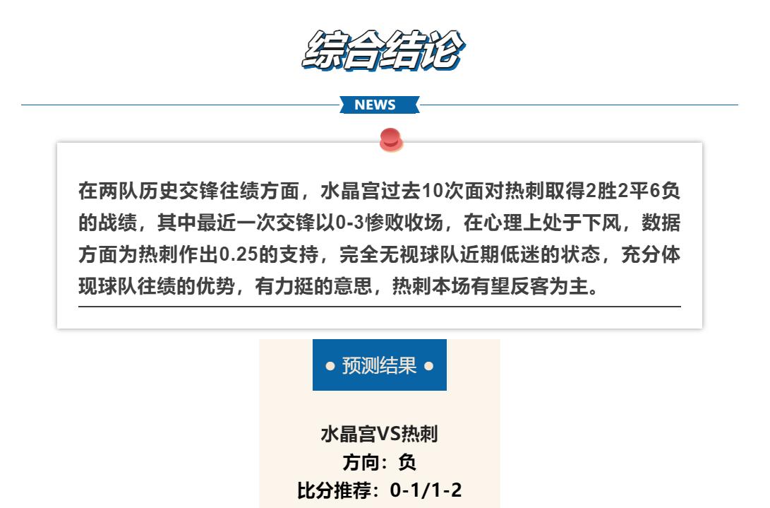 今日竞彩切尔西vs水晶宫比赛分析,今日竞彩推荐热刺对纽卡斯尔