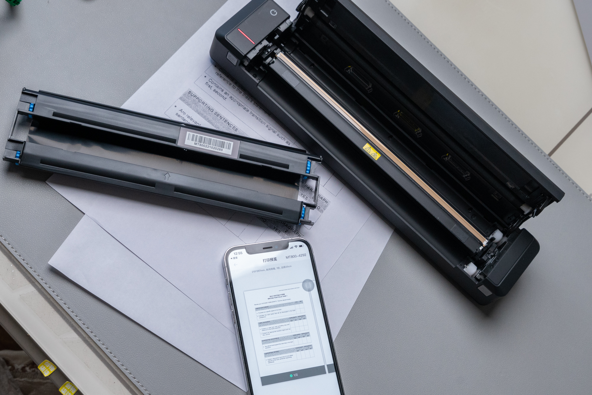 汉印mt800打印机工作原理,汉印mt800打印机实测