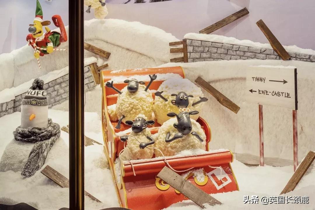 伦敦圣诞橱窗,2021年英国圣诞