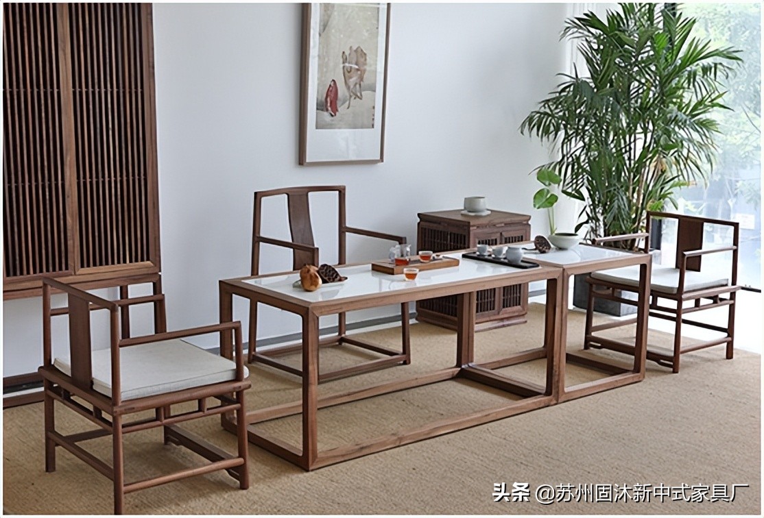 全屋实木家具新中式,新中式含蓄秀美韵味十足