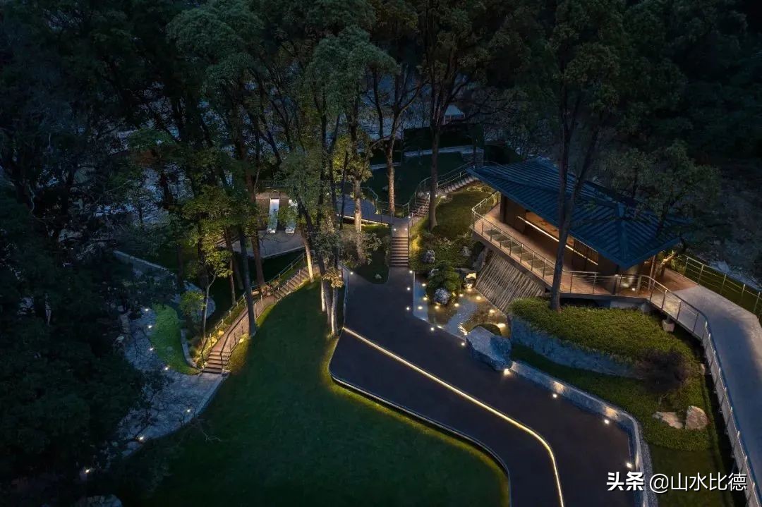 山水比德中式展示区,山水比德设计的豪宅项目